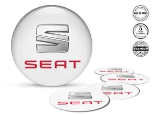 Seat Emblema de Rueda Edición Pegatinas de Cúpula Premium